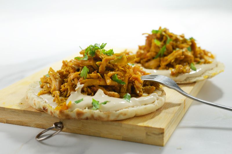 Provero in pita with tahini